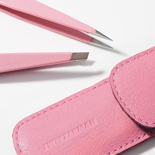 Tweezerman Exclusive Rose Tea Petite Tweeze Set #TOP7