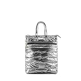 Cierre mediante cremallera MODELISA - Bolso Mochila Acolchada Casual Con Asa de Hombro Y Mano Mujer (Gris)