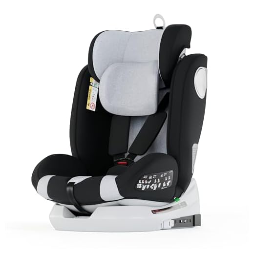 Babify Onboard Silla de Coche Giratoria 360º – Grupos 0/1/2/3 - Reclinable - Contramarcha hasta grupo 1