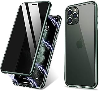 iPhone 11 Pro Max Case, ZHIKE Anti-Peep Magnetic Adsorption Case Front and Back