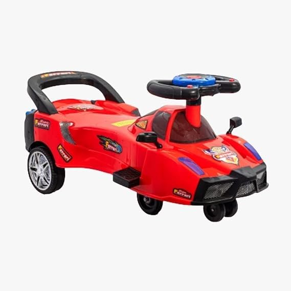 myhoodwink® Push Ferrari Magic Swing Car Rider for Kids Smooth Riding Experience Fun and Educational Ride on Toy Indoor & Outdoor Play (Red) (B0CQ26FPWF) Amazon Price History, Amazon Price Tracker