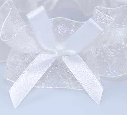 Lace Wedding Garters with Bow Stretchy Bridal Garter for Bride Party Prom Leg Garter Belt3