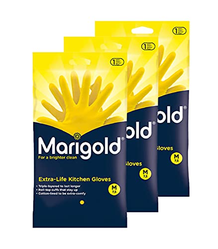 MARIGOLD Extra Life kitchen Glove M (Pack of 3)