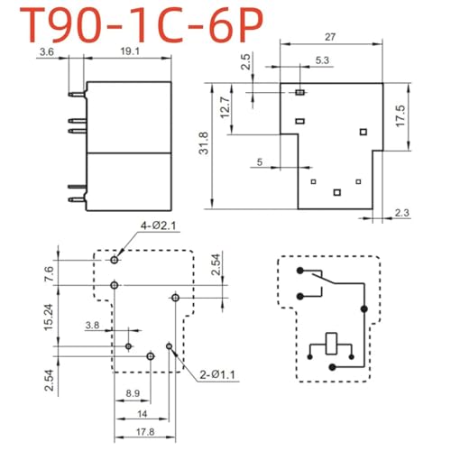 Relé YL-224-CS-24VDC para solucionar fallos en circuitos de 40A 2