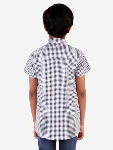 Image of superminis Boy's Cotton Regular Fit, Half Sleeves, Collared Neck, Printed Shirts for Casual Wear
