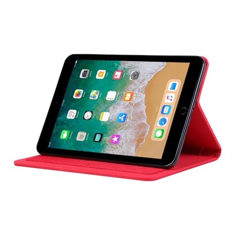 Housse iPad mini pour transport urbain et lecture mains libres rouge - 3