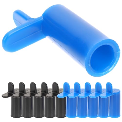 BESPORTBLE 10 Piezas Soporte para Postes de Piscina Tiza de Billar Consejos para Tacos de Billar Puente de Taco de Billar Palos de Tacos de Mesa de Billar Puente de Billar taquera el plastico