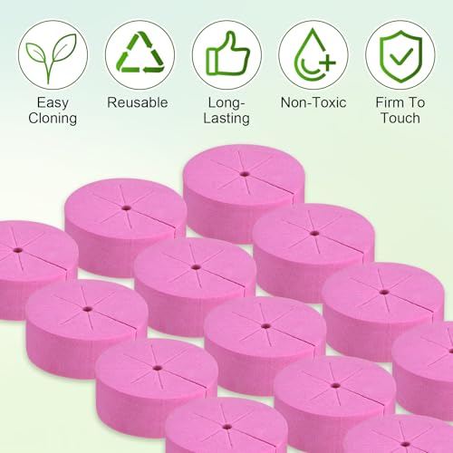 Inserts de colliers de clonage en mousse METERXITY pour système hydroponique de 5,1 cm x30 - 3