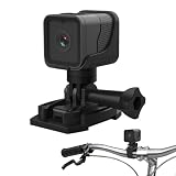Vauvinmaic Mini Action Camera 1080P30FPS WiFi Sports Cam, Bike Camera with Audio and Video Recording, Wide Angle Sport Camera with 64GB Card Accessories Kit Suitable for Helmet, Bicycle, etc