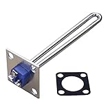 Elemento calefactor de brida Universal, calentador de agua, elemento calefactor de brida cuadrada eléctrica, calentador de caldera 24V 600W/36V 1200W/48V 1500W