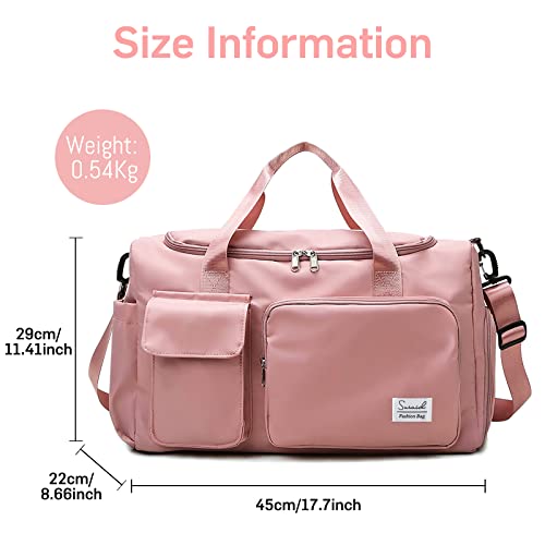 Suruid Travel Yoga Duffel Bag With Shoes Compartment Sports Gym Handbag With Dry Wet Separated Pocket For Training Men And Women thumb #1