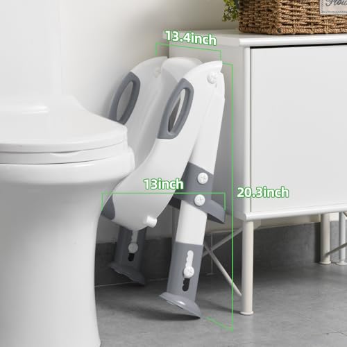 image for Potty Training Seat ，SKYROKU Potty Training Toilet with Step Stool L