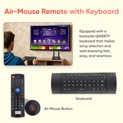 Image of Symphony+ Premium Android Karaoke System with 4000+ Built in Songs, Dual Mic, Voice & Vocal Recording, Voice Search, Scoring (4000+ Songs + 1810 Speaker Combo)