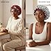 Pretty Robes Silk Hair Bonnet for Sleeping, Reversible Bonnets for Black Women, Curly Hair Women Accessories (Burgundy-Silver)