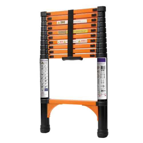 10.5FT Lightweight Portable Telescoping Expandable Ladder