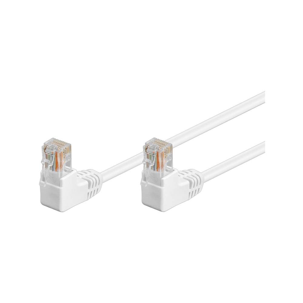 Goobay 3m Cat 5e U/UTP Network Cable - White (RJ45, Male-to-Male, 1Gbps, Indoor, Computer, Router, Switch, Network Device)