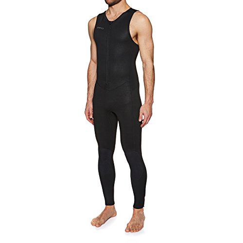 O'Neill Wetsuits Reactor-2 1.5mm Cremallera Frontal Sin Mangas Completo Traje de Neopreno, Hombres, Negro, M Tall