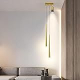 NOKXDKJWT Lámpara de araña Moderna LED, luz acrílica Regulable con Acabado, lámpara de araña contemporánea para Comedor, Cocina, Sala de Estar, Altura Ajustable