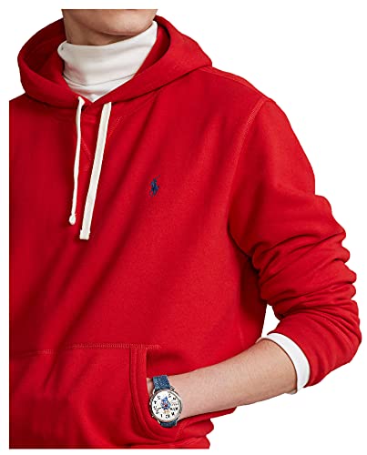 POLO RALPH LAUREN Mens Cabin Fleece Hoodied Sweatshirt (XL, RacingRed)3