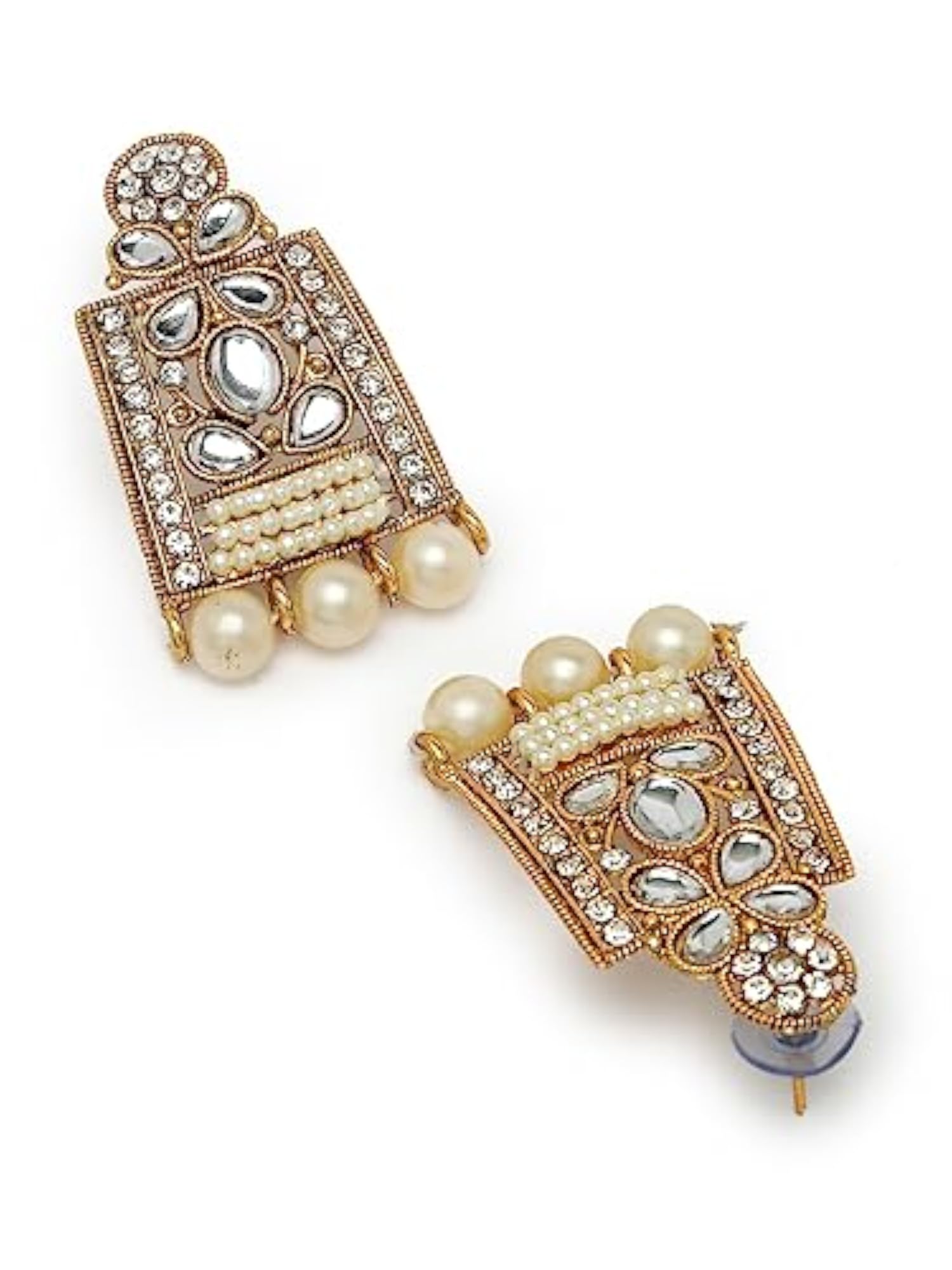 Stylish Stone & Pearls Choker Set with Earring and Maangtika