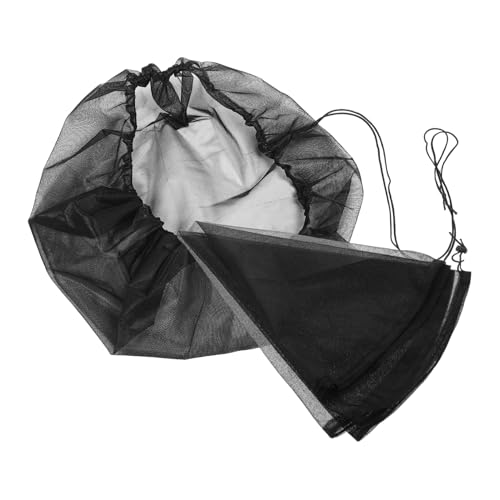 NULYLU Rete per Barile di Pioggia 95 Cm Copertura in Rete con Coulisse Protezione per Secchio di Raccolta Acqua Piovana Schermo Filtrante Tiene Fuori Detriti