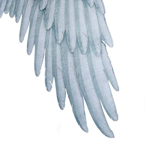 LIOOBO Asas de Anjo Adulto com Tiras Elásticas Asas de Penas Acessório Fantasia de Anjo para Cosplay