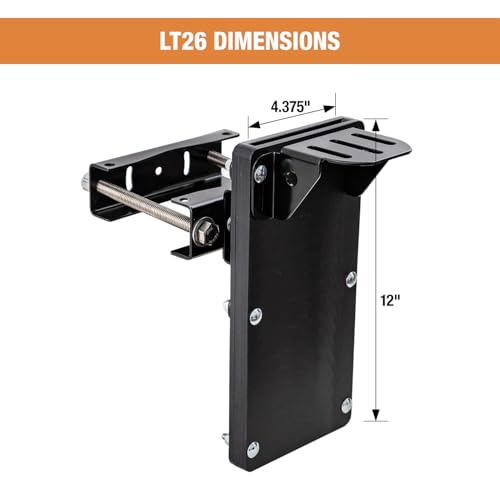 Image of Buyers Products LT26 Universal Vertical Chainsaw Mount for Open and Enclosed Landscape Trailers, Professional Chainsaw Holder for Landscapers