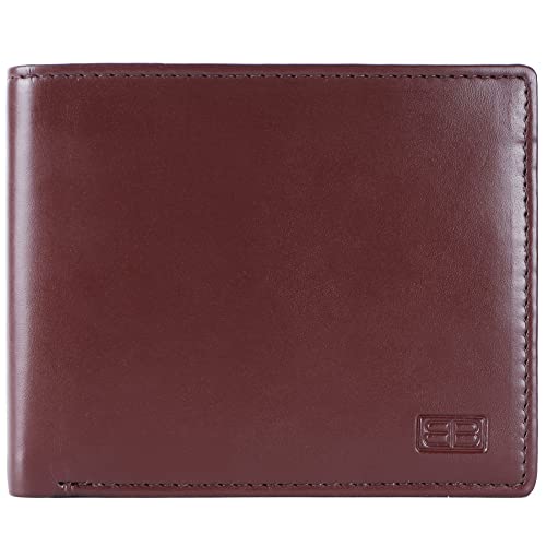 Image of Brooklyn Bridge Streamlined Sophistication: Men's Minimalist Non Leather Wallet - Classic Bifold Design with RFID Protection for Secure and Stylish Card Storage
