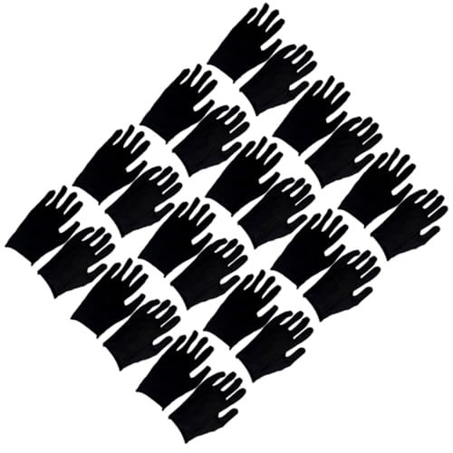 Guantes de algodón negros: protección cómoda para manos trabajadoras