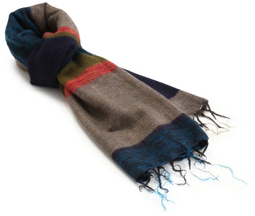 [アーバンリサーチ] DOORS マルチボーダー大判ストール DL9-M7012 10 KHAKI OneSize