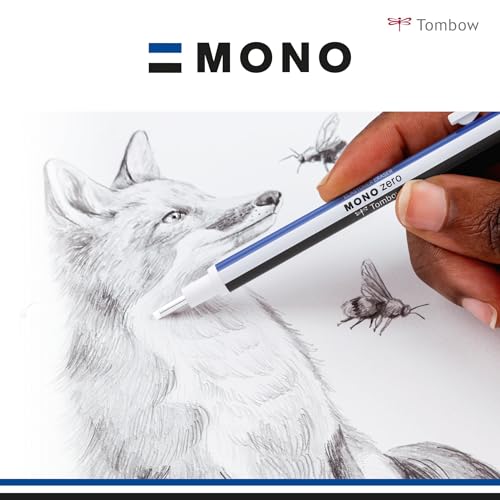 Image of Tombow : Mono Zero Eraser Pen : Round Tip : White Barrel