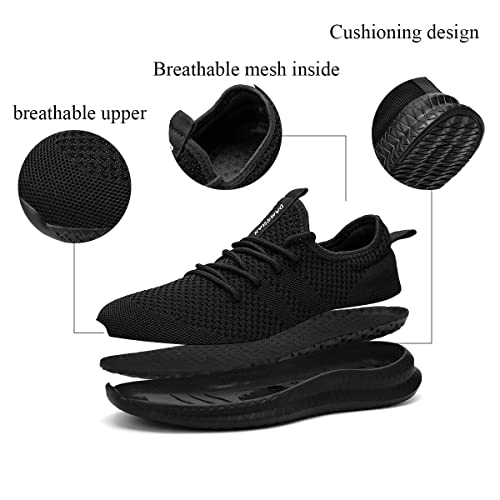 FUJEAK Herren Walkingschuhe Turnschuhe Fitnessstudio Sportschuhe Sneaker Running Tennis Schuhe Freizeit Straßenlaufschuhe Fashion Leichtgewichts Atmungsaktiv Schlüpfen Schuhe – Bild 8
