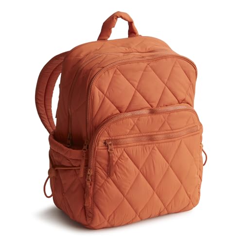 Vera Bradley Women's Featherweight Large Bancroft Backpack, Potter's Clay, One Size
