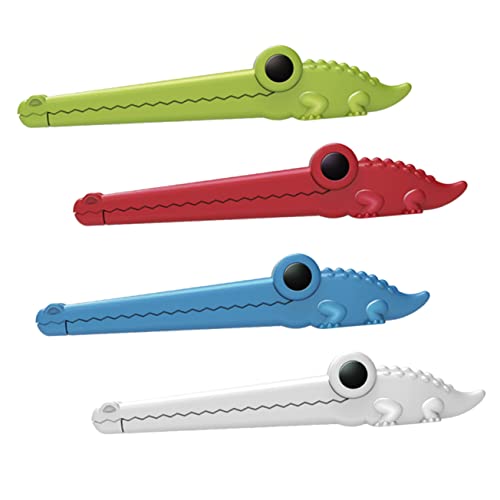 Luxshiny 4Piezas Pinzas Frescos de Clips de Abrazadera Bolsas de Almacenamiento Mantener Secos y Frescos