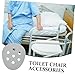 WRITWAA Potty Chair Shower Board Shower Safety Bars Elderly Toilet Stool Stylish Accessory