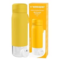 Wessper Gourde Filtrante, 700 Ml, Gourde En Verre