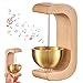 Shopkeepers Bell for Door Opening C-shaped Door Harp Magnetic/Adhesive Door Entry Chime Wooden Decorative Door Chime for Entrance, Fridge & More