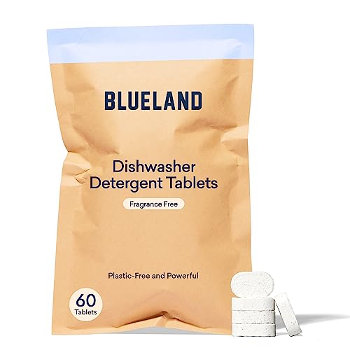 BLUELAND Dishwasher Detergent Tablet Refill 1 Pack PlasticFree & Eco Friendly Alternative to