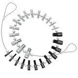 Gewindeprüfer Set 44-teilig Für Schrauben Muttern Schwarz(26-piece Set)