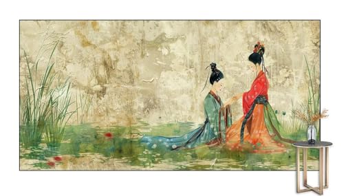 Broderie diamant chinois grand format 100x40 : kit strass square - 2