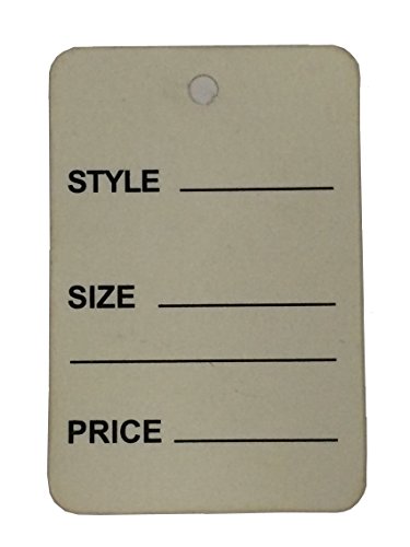 1000pcs Gray Color One Part Unstrung Perforated Price Coupon Tag Clothing Price Labels/clothing Tag/perforated Price Coupon Tags 1 1/4" X 1 7/8"