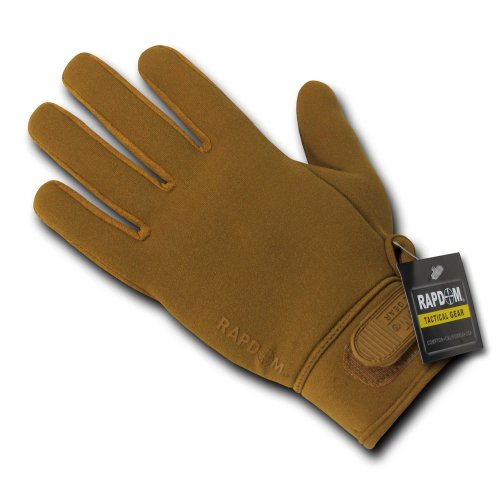 Gants tactiques de patrouille pour bivouac et outdoor en néoprène coyote XL