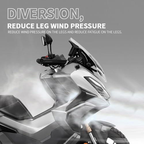 Déflecteur de vent carénage jambe moto pour trajets urbains ADV350