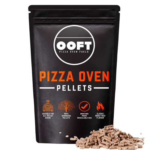 Comparison: Best Wood For Pizza Ovens 9 OOFT 100% Hardwood Pizza Oven Pellets - Moisture Proof Resealable Bag - High Heat Output - Suitable for Ooni, Dellonda, Nero, Fresh Grills, Ninja Woodfire and Other Pellet Ovens and Grills - 10lb Bag