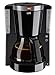 Melitta 1011-04, Filterkaffeemaschine mit Glaskanne, AromaSelector, schwarz Kaffeemaschine LOOK IV SELECTION, Kunststoff, 1.2 liters