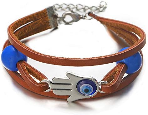 HANRESHE Dckazz Ellie Bracelet Last of us 2 Dinas Bracelet Tlou Ellies Dinas Evil Eye Hamsa Bracelets Leather, Metal, not known