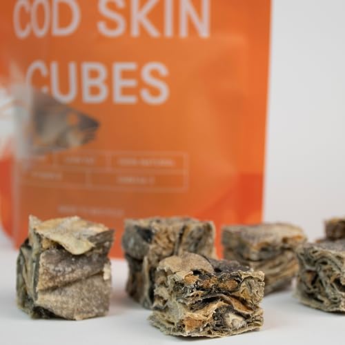 Buddylicious 100% Natural Cod Skin Cubes Dog Treats, Multicolor - Image 3