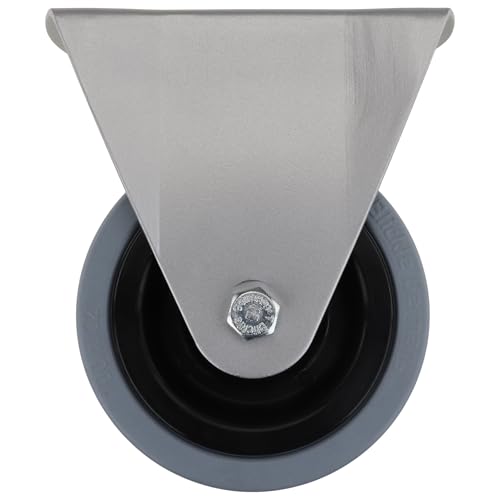 Roulette fixe D100 corps de roue PA noir métal plastique type I/B