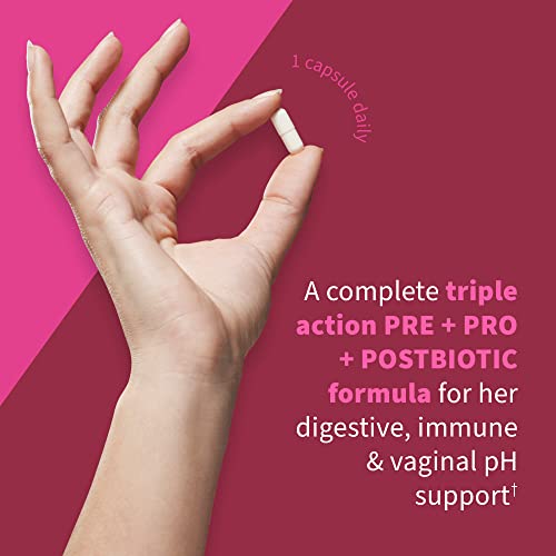Garden Of Life Dr Formulated Once Daily 3-In-1 Complete Prebiotics, Postbiotics & Probiotics For Women, Pre + Pro + Postbiotic Supplement For Women’s Digestive, Immune & Vaginal Health, 30 Day Supply #TOP1