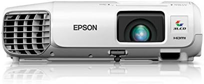 Epson V11H692020 LCD Projector, PowerLite X27,White (Renewed)